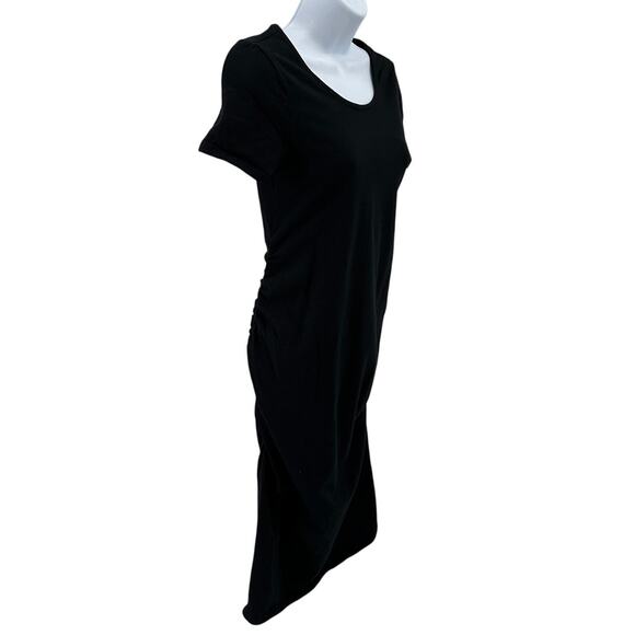 Isabel by Ingrid & Isabel Maternity Dress WMNS XS Black Short Sleeve Stretch - Picture 4 of 8